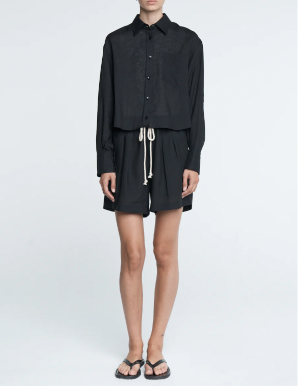 Cropped Oversized Shirt