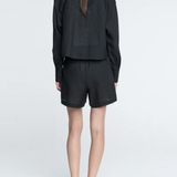 Cropped Oversized Shirt