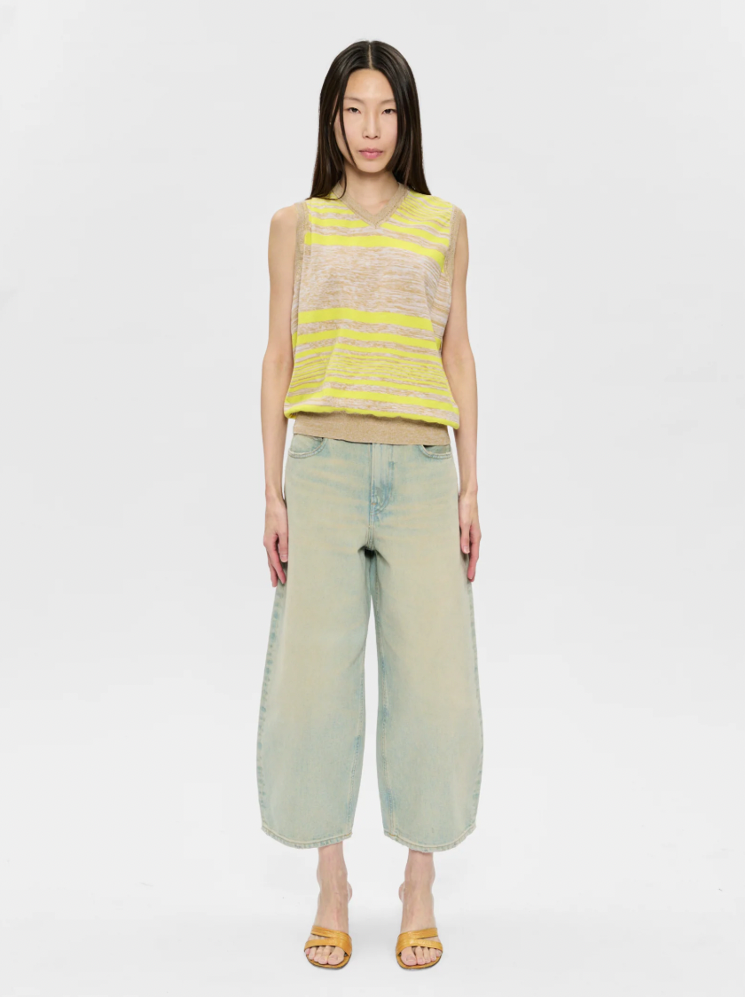 Cropped Roomy Jean
