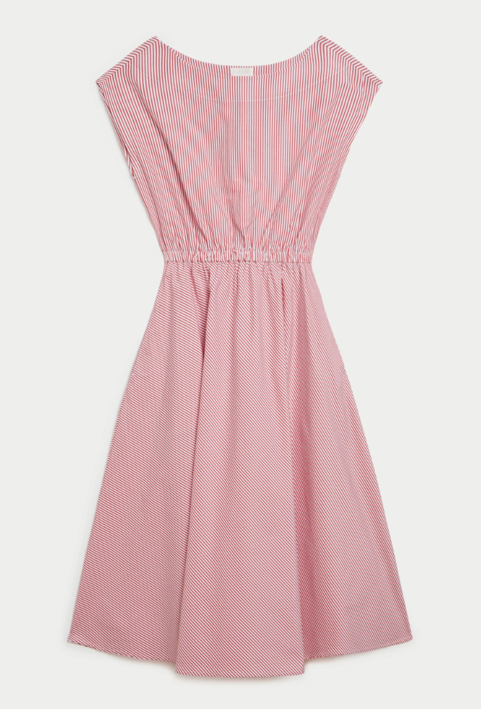 Demi Boatneck Dress Cotton