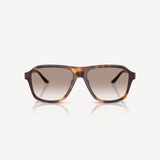 KHAITE X Oliver Peoples '1978RX' In Dark Mahogany Soft Tan Gradient