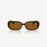 KHAITE X Oliver Peoples 'ELIETTA' In Dark Sienna/ True Brown