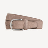 Suede Belt in Taupe
