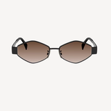 Metal Triomphe in Shiny Black / Gradient Brown