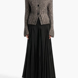 Takeo Cardigan in Sepia / Black Multi