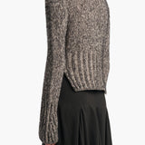 Takeo Cardigan in Sepia / Black Multi