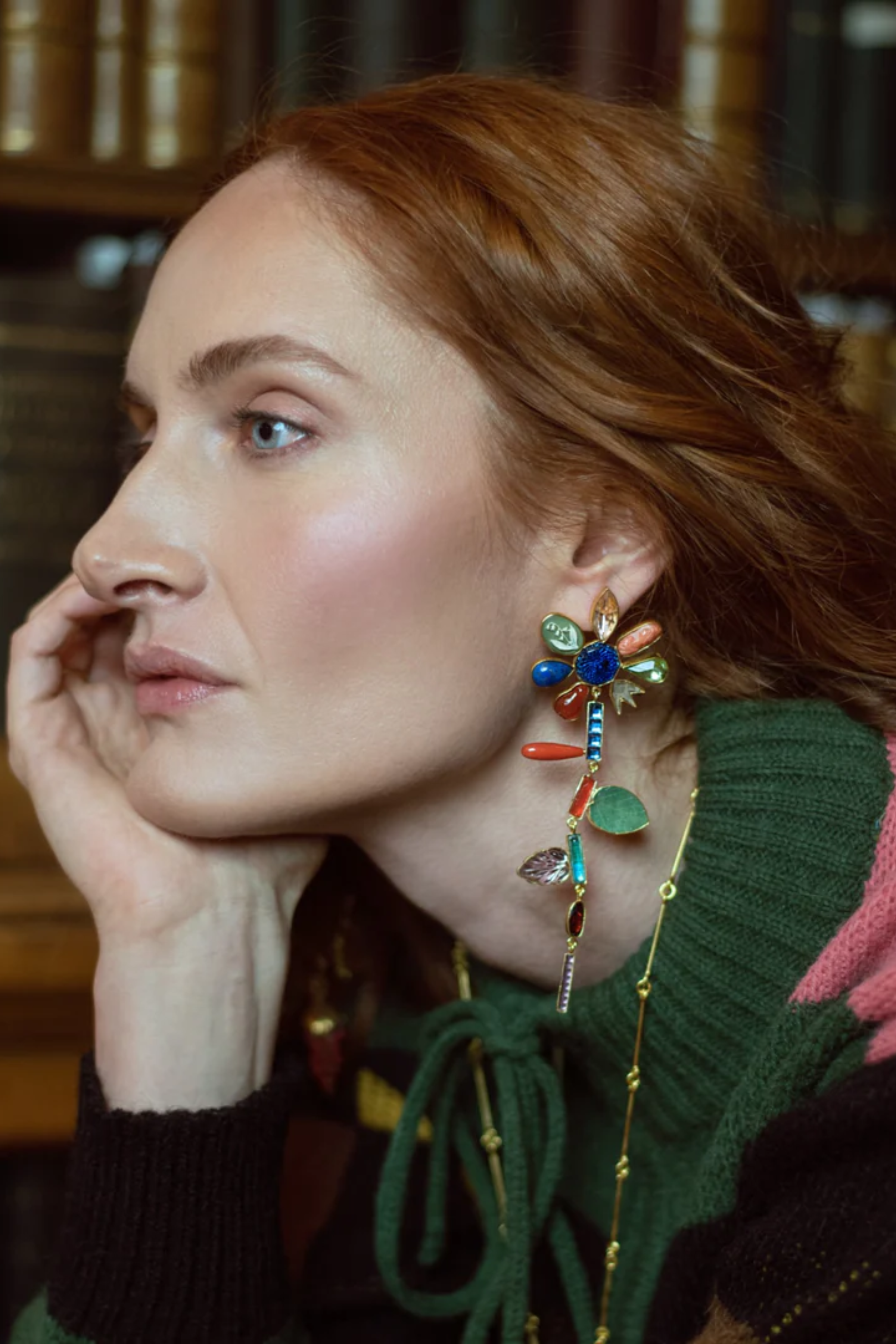 Anniversary Flower Earrings