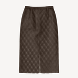 Silk Cotton Pencil Skirt