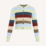 Striped Cropped Cardigan