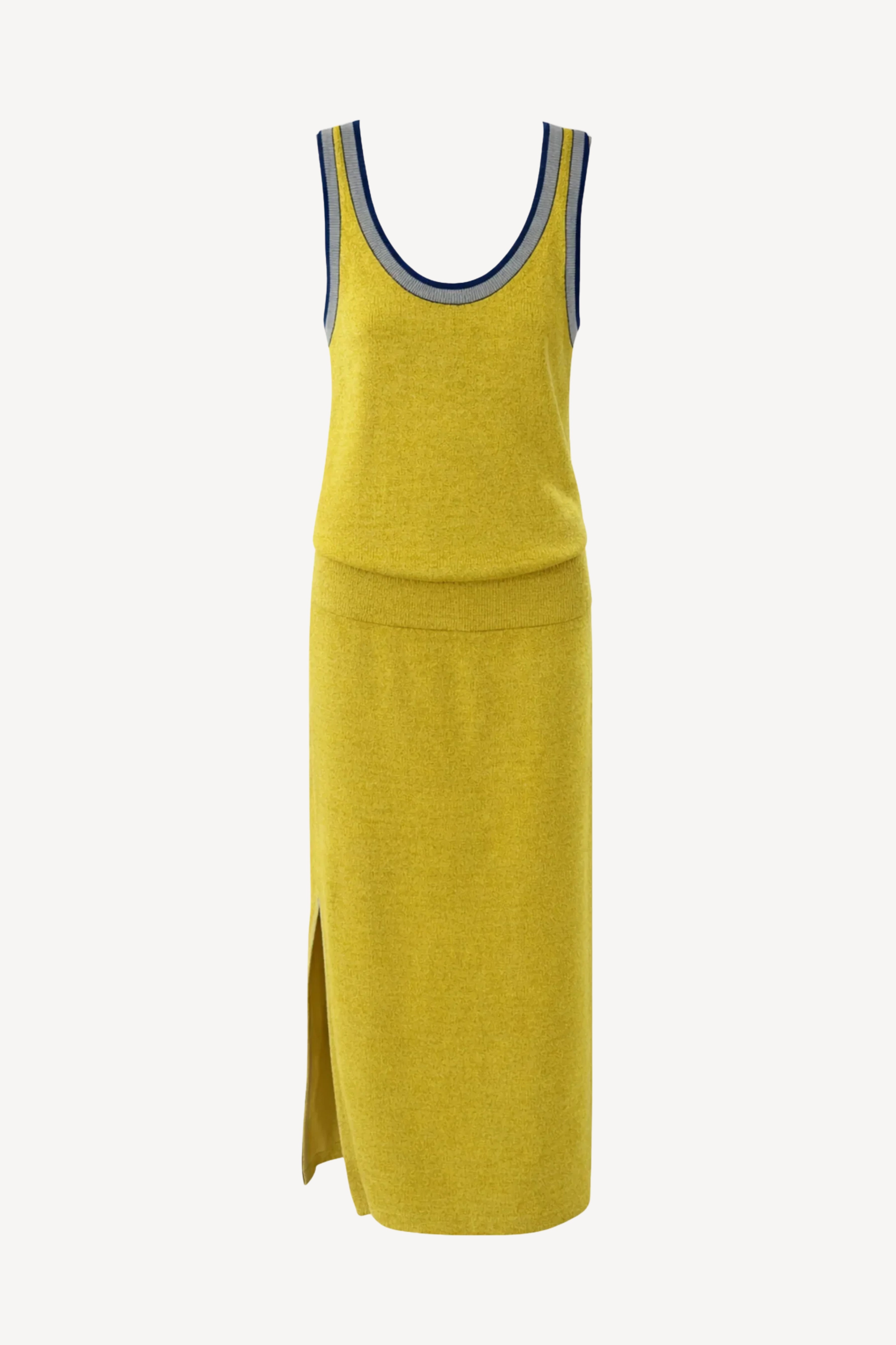 Blouson Tank Knit Maxi Dress
