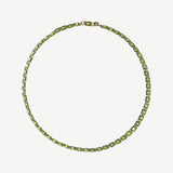 Emerald Cut Lady Like Necklace in 20k Gold