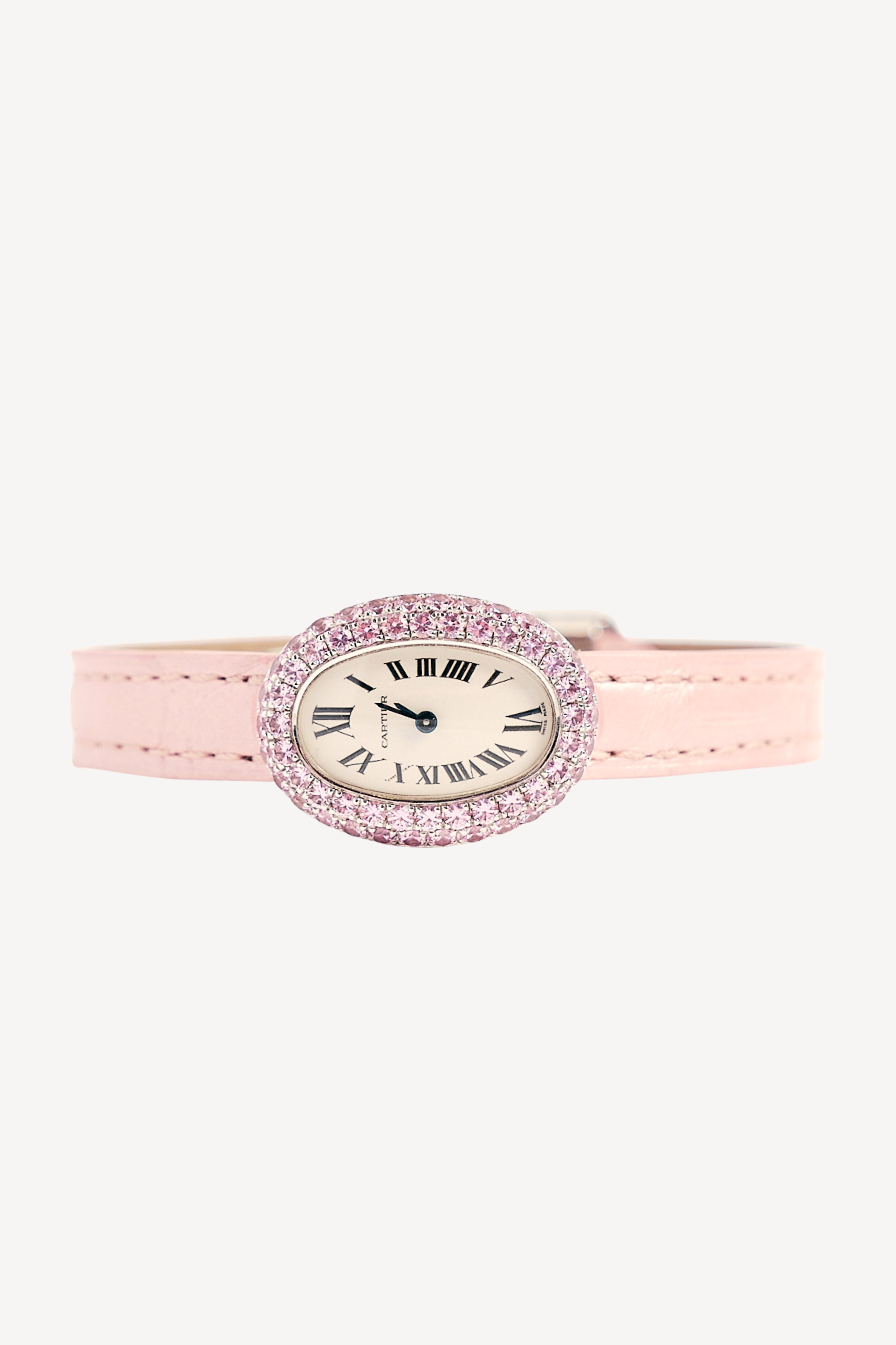 Cartier Baignoire Pink Sapphire Watch, 2000s
