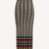 Wave Knit Pencil Skirt