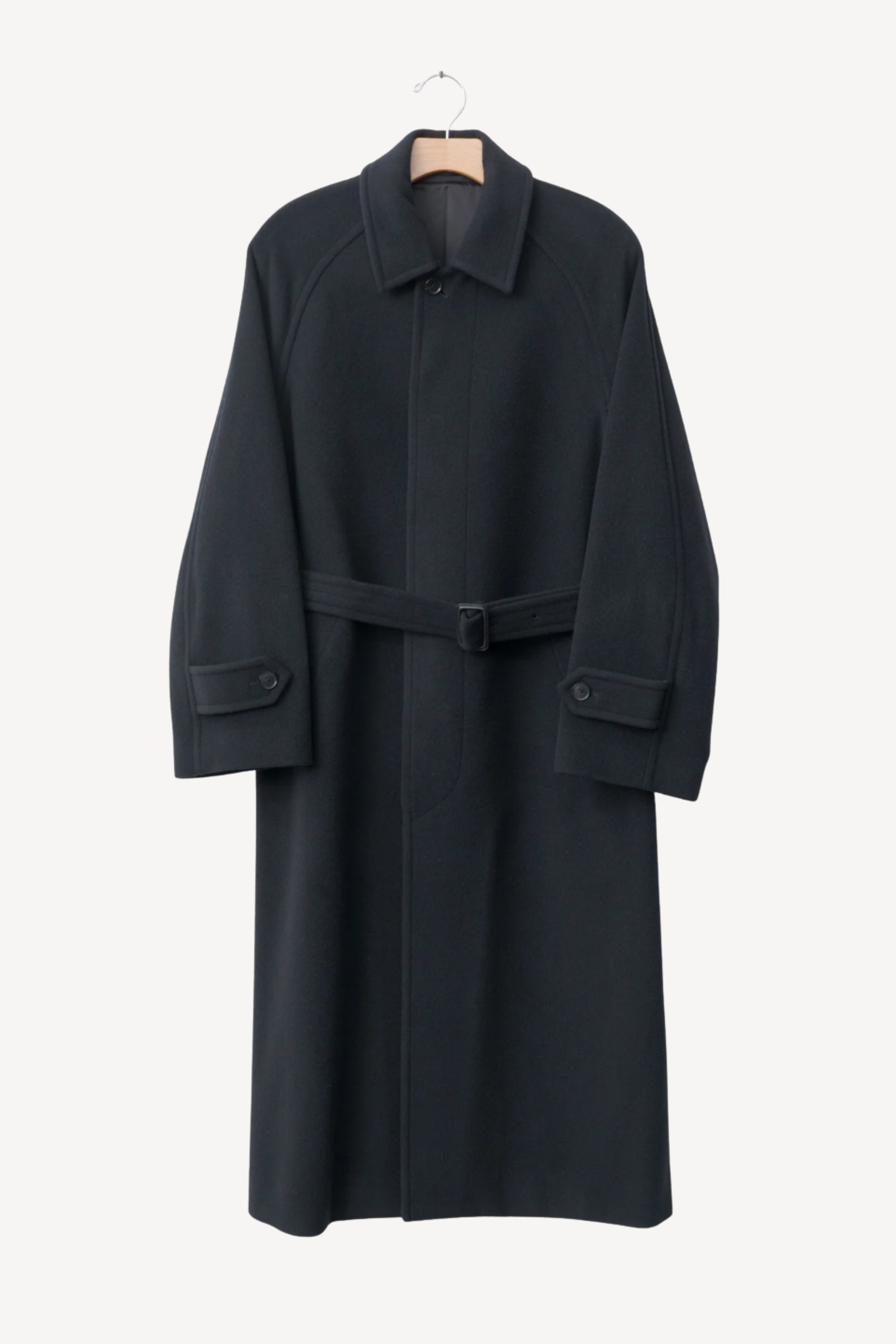 Super Fine Wool Mosser Soutien Collar Coat