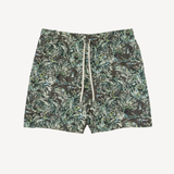 Printed Airy Silk Shorts