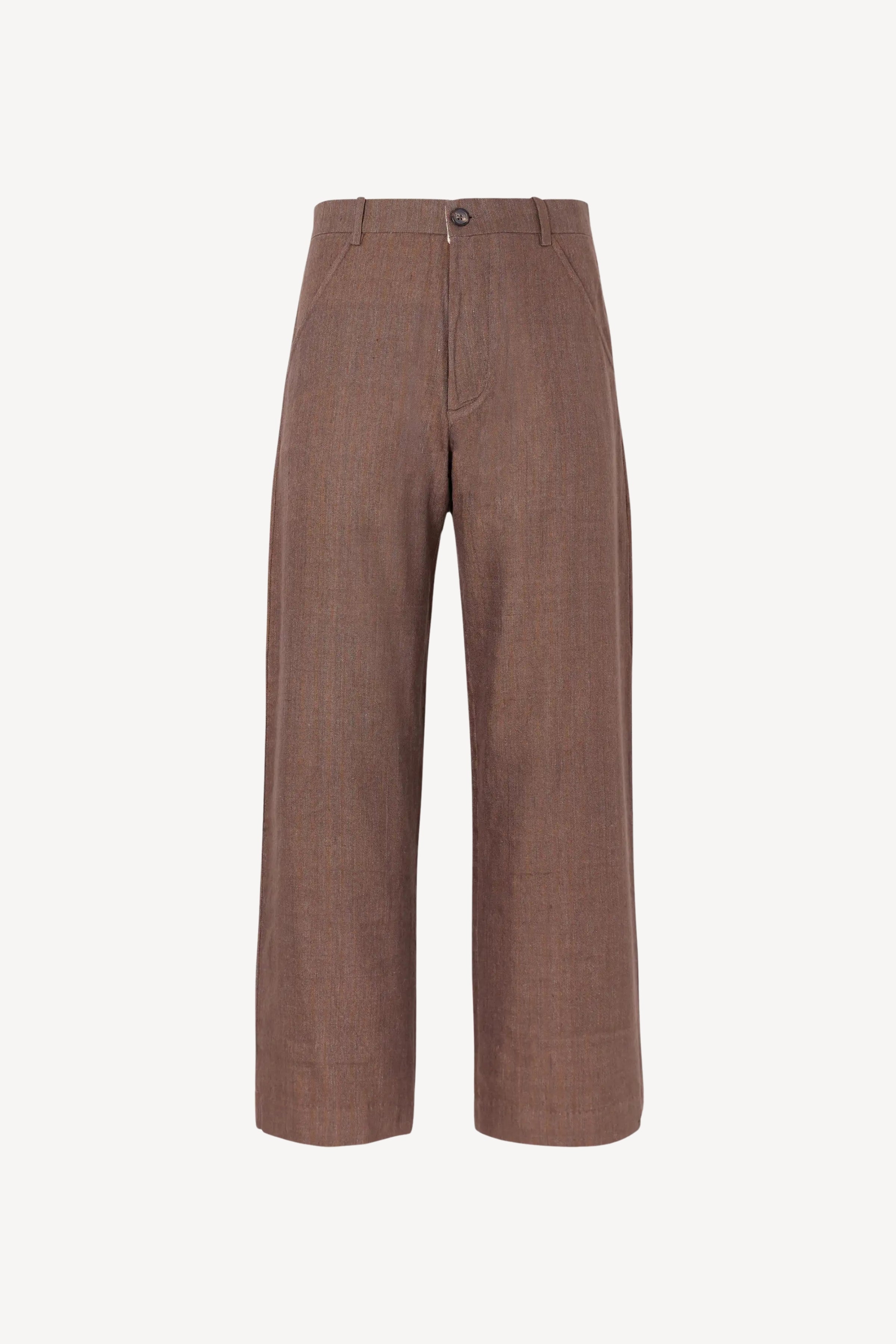 Flat Front Flare Trouser