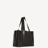 Maya East West Tote in Wood Brown