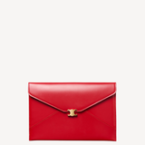 Envelope Pouch in Chili Red