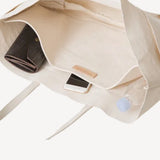 Washed Canvas 6-Pocket Tote L in White