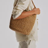 Alma Shoulder Raffia