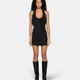 Valley Race Tank Dress in Black