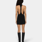 Valley Race Tank Dress in Black