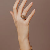 Jali Breeze Flexible Ring in White Gold