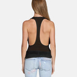 Valley Sheer Racer Tank in Black