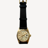 Rolex 18YG Day-Date Oyster w/ leather strap