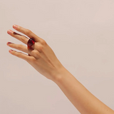 Dome Ring Amber