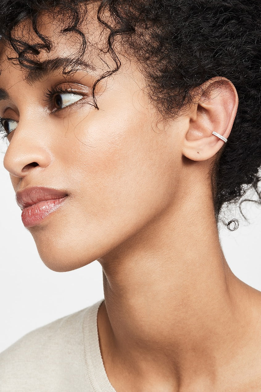 Large Pave Ear Cuff