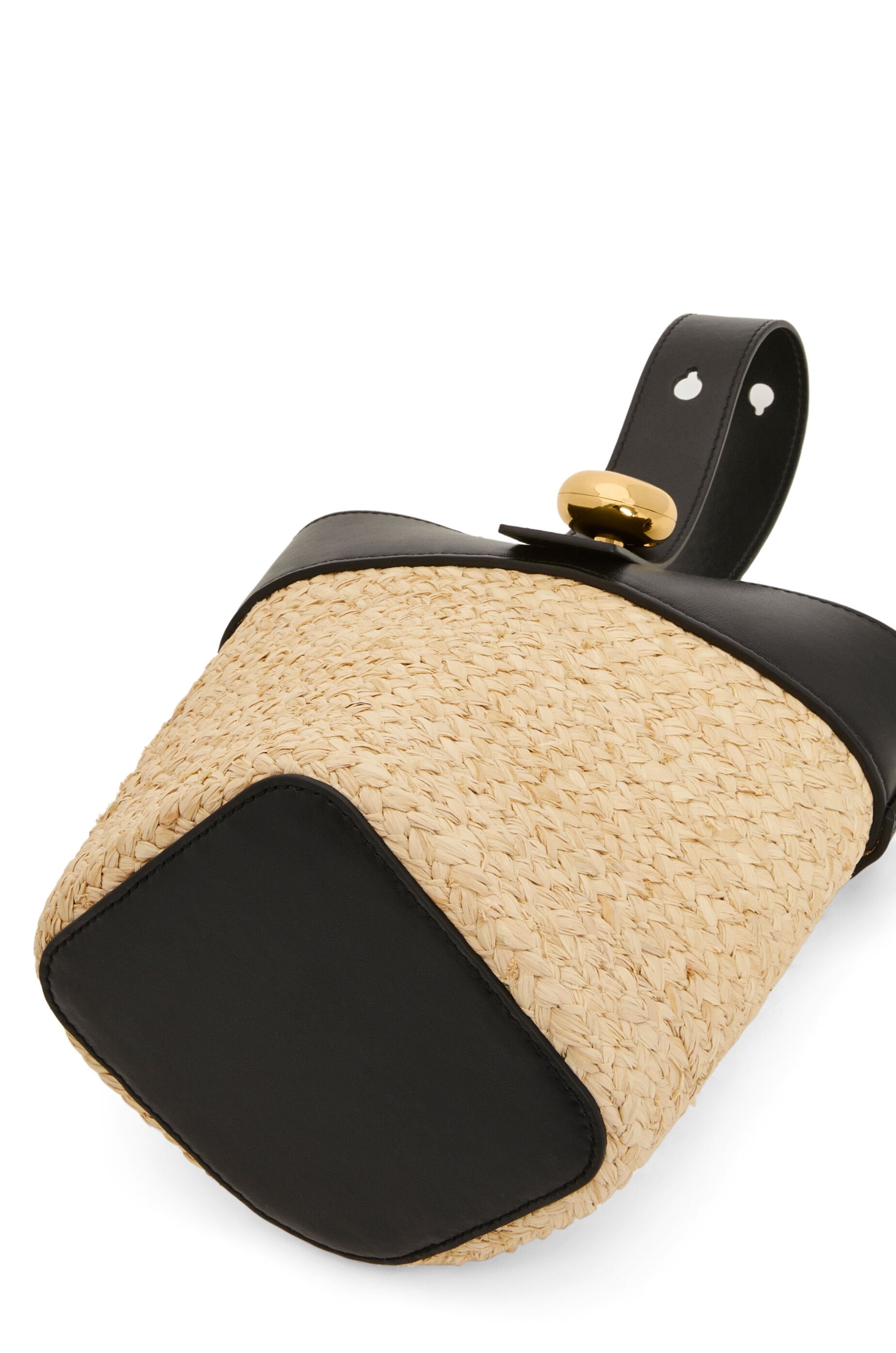 Natural Mini Pebble Bucket Bag