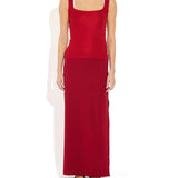 Ashley Skirt in Bordeaux
