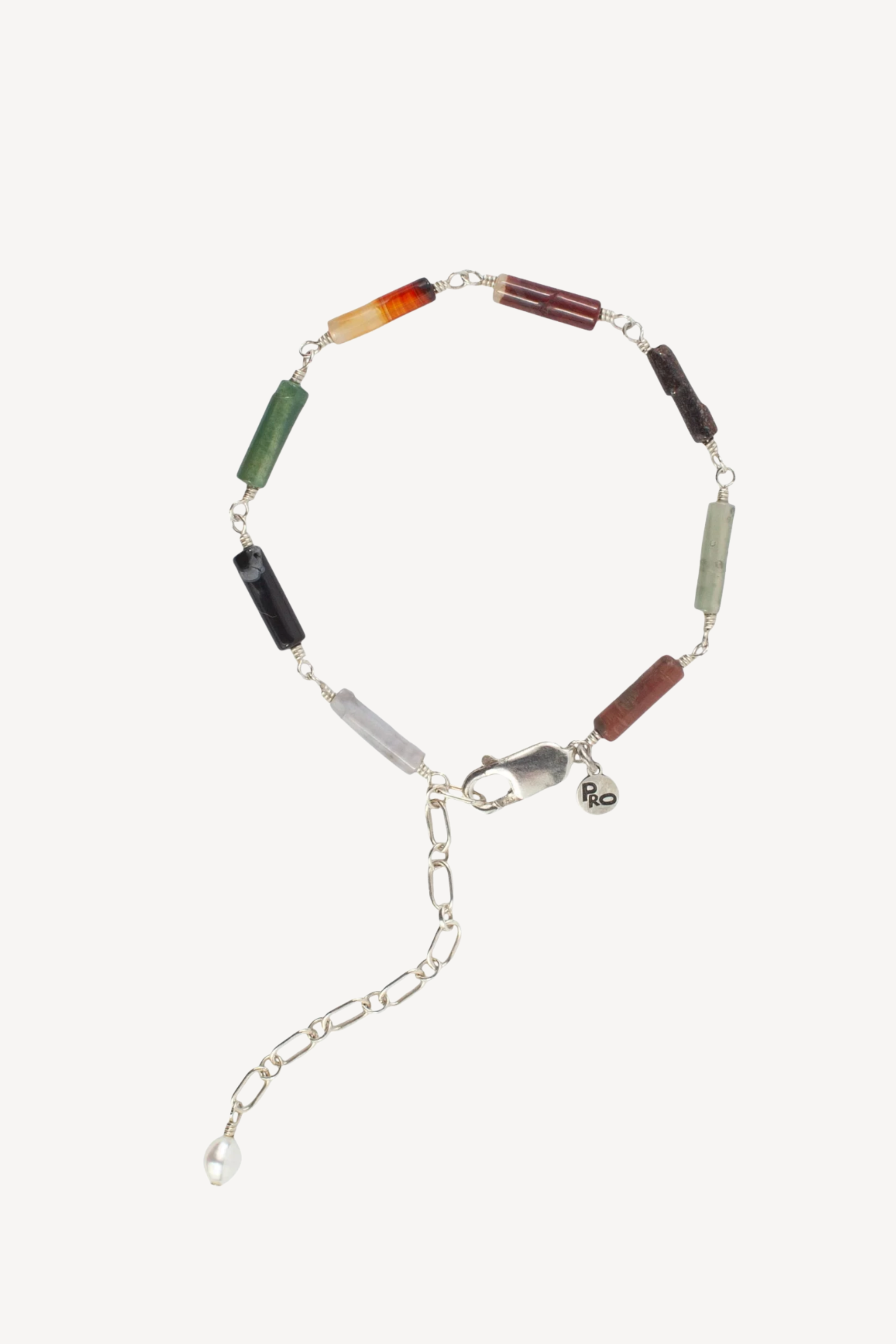 Stone Bracelet - Sterling Silver