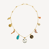 9 Wire Charm Necklace