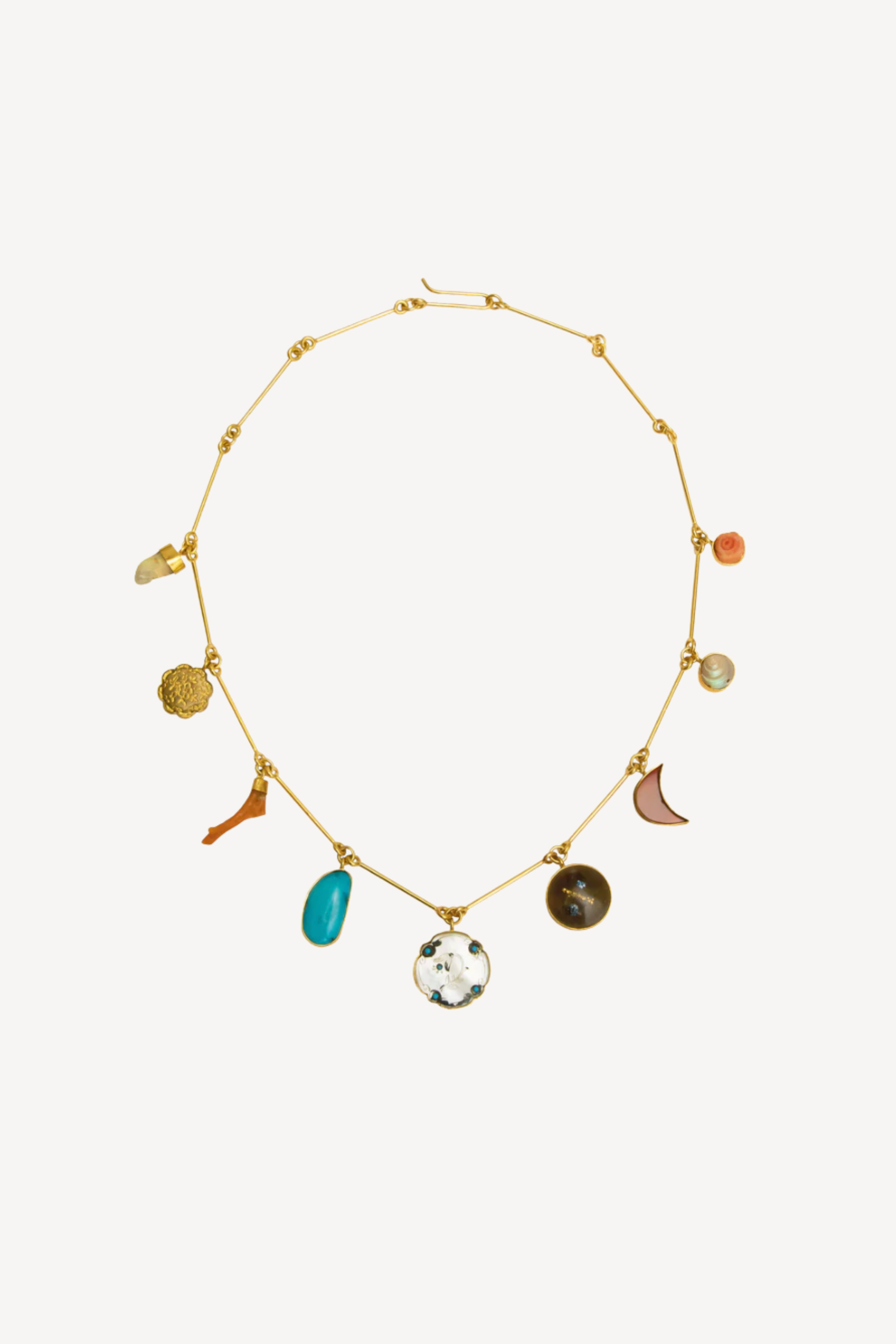 9 Wire Charm Necklace