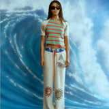 Spirit Trackies in Bone, Multi
