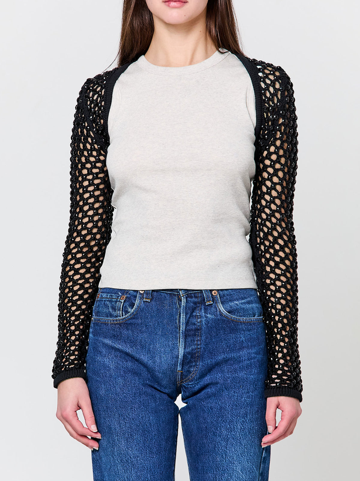 Crystal Mesh Gala Shrug