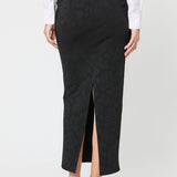 Matte Shine Floral Lawton Skirt