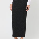 Matte Shine Floral Lawton Skirt