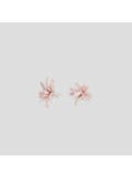 Cluster Earrings in Pale Pink