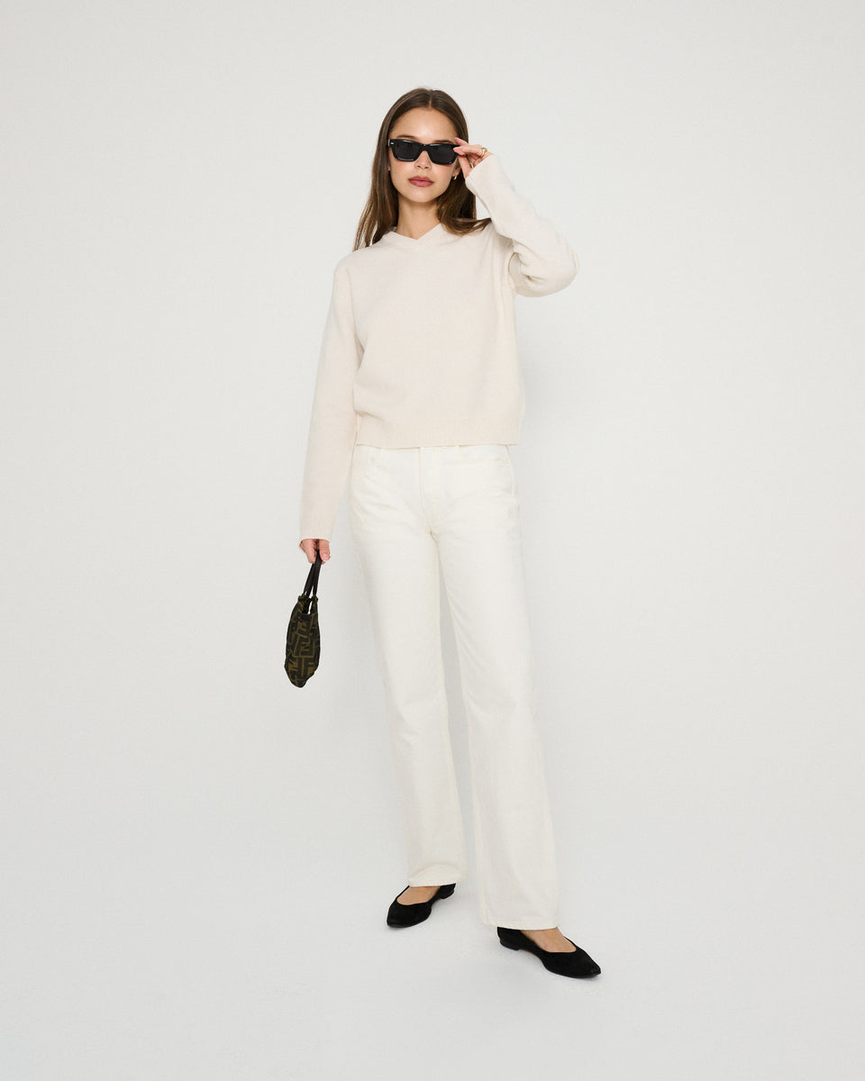 One Jean in Ivory