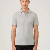Short Sleeve Riviera Polo in Grey
