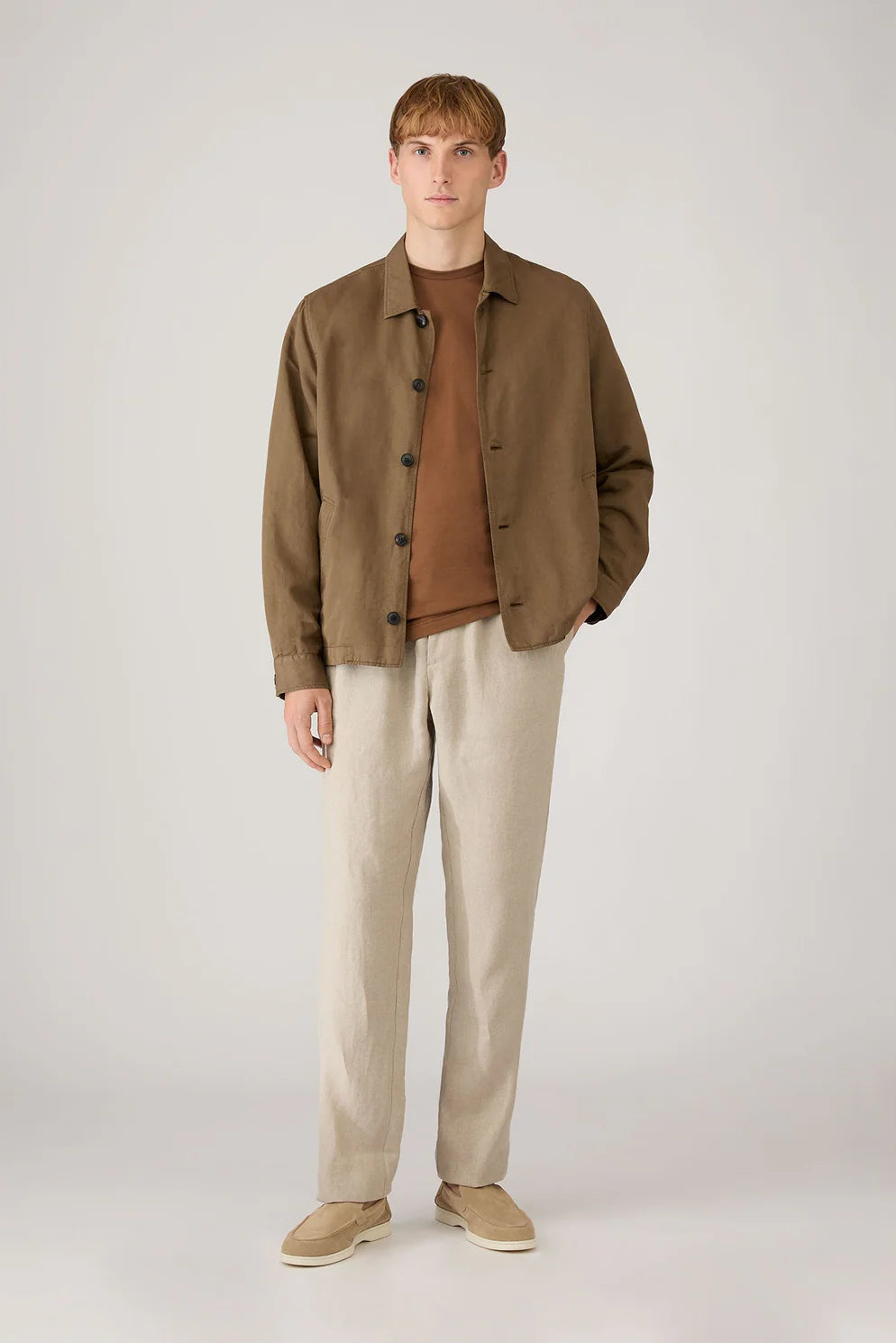 Linen Drawstring Trouser