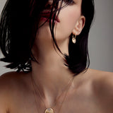 Storm Winter Oval Necklace