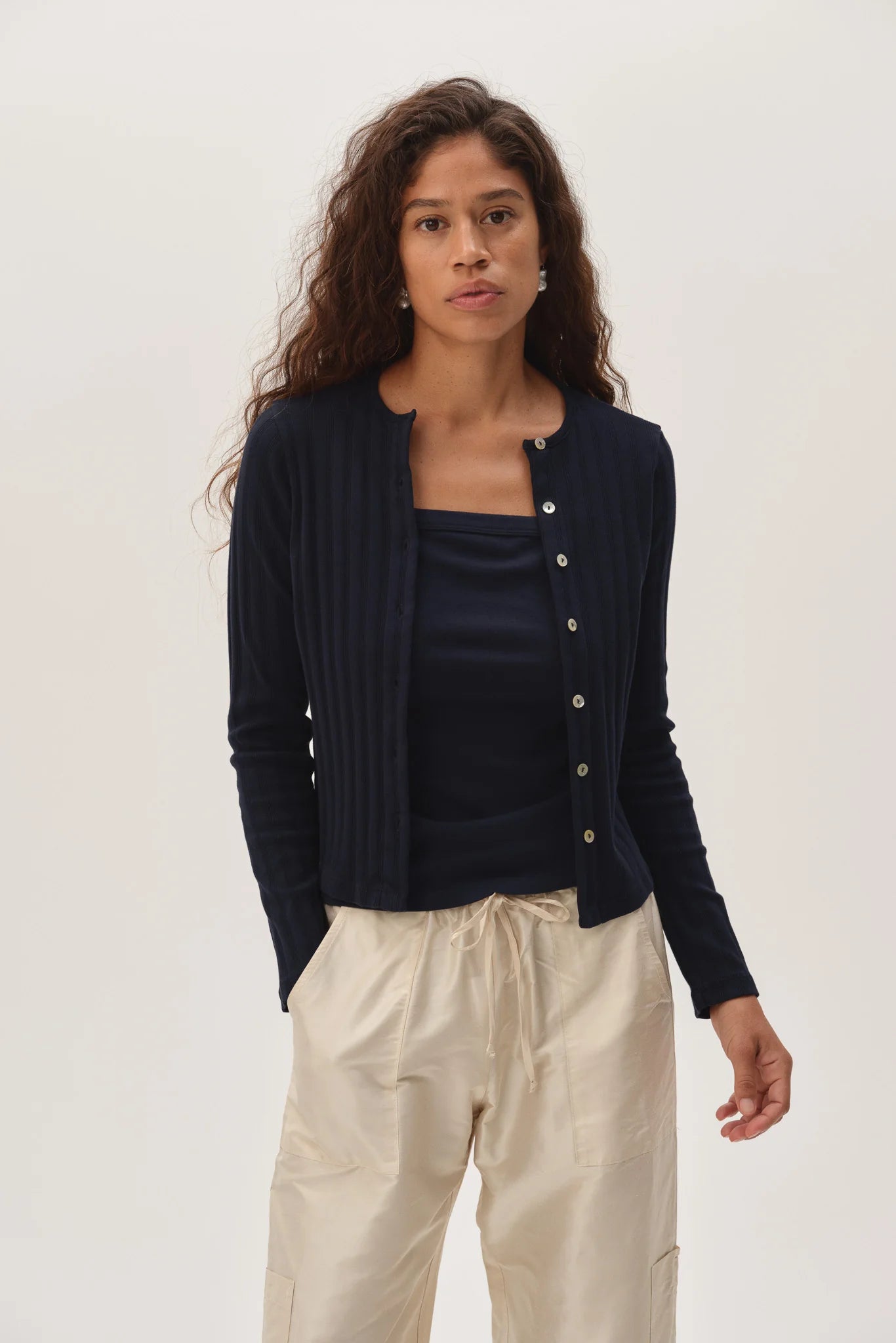Varied Rib Cardigan
