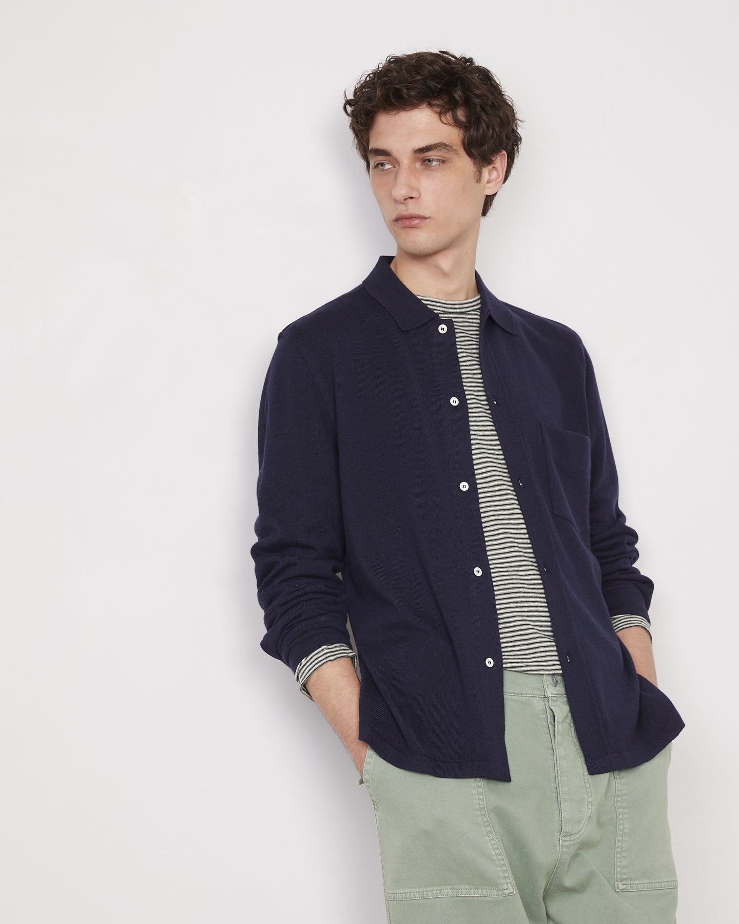 GARETH WO CASHMERE CARDIGAN