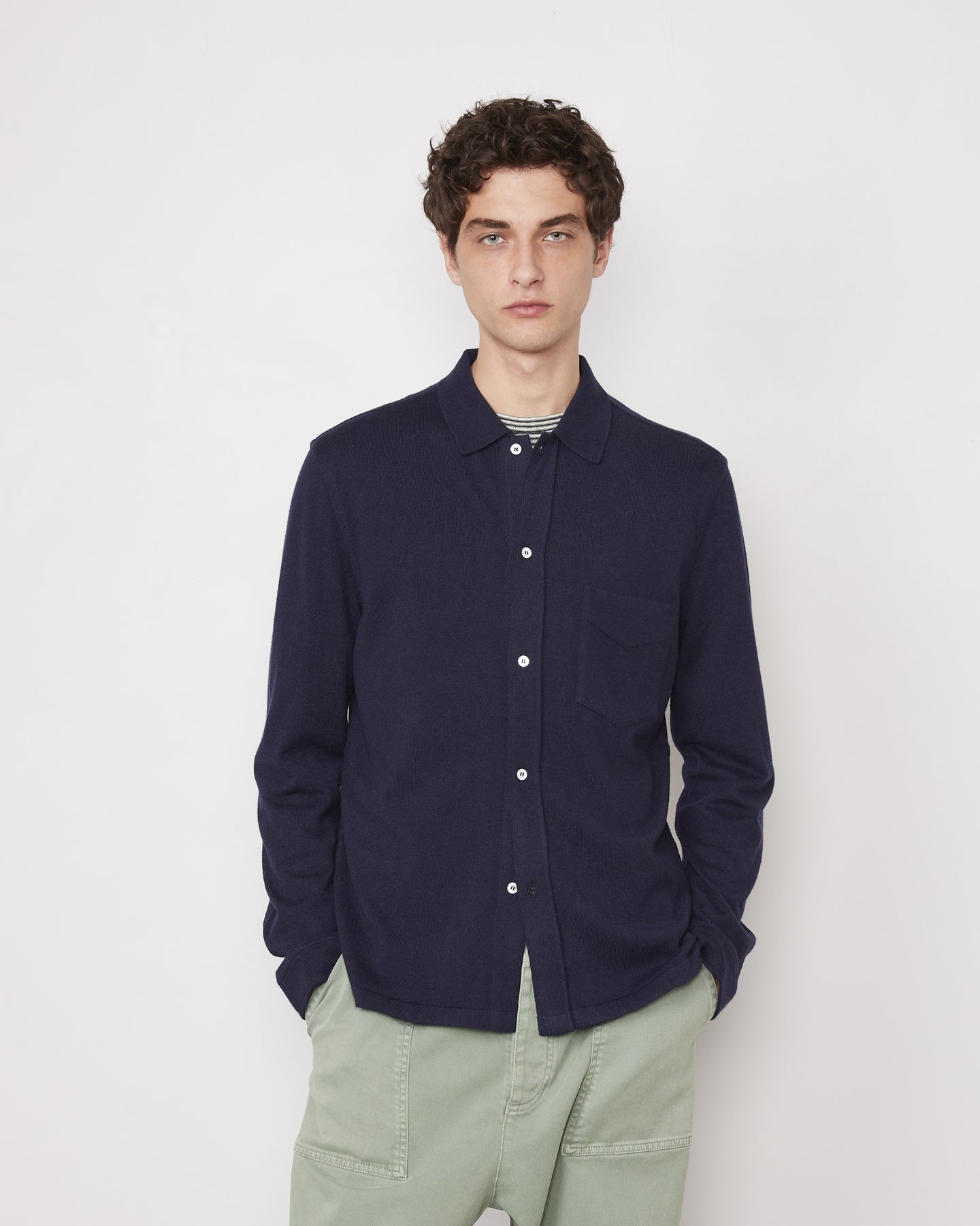 GARETH WO CASHMERE CARDIGAN
