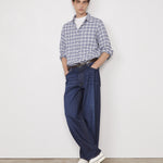 ARSENE WAFFLED COTTON CHECK