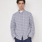 ARSENE WAFFLED COTTON CHECK